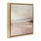 Stupell Industries Muted Landscape Pink Tides Floating Frame, design by Petal Prints Design